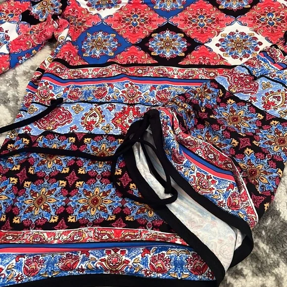 Ruby Rd. Bright Multi Color Tunic - Picture 3 of 5